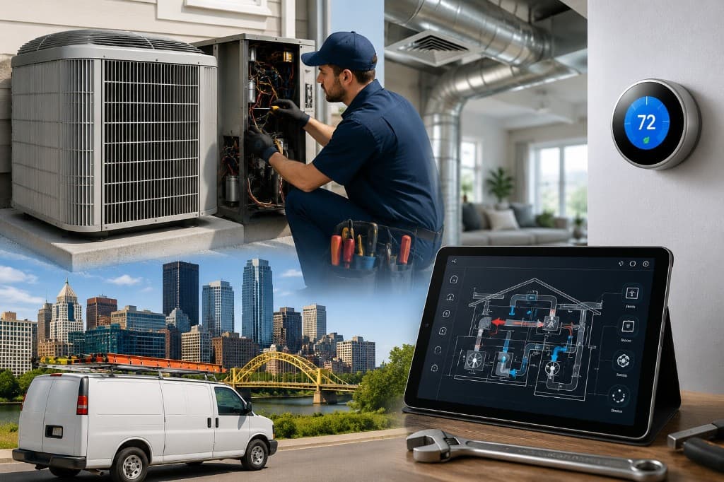 HVAC local SEO visual