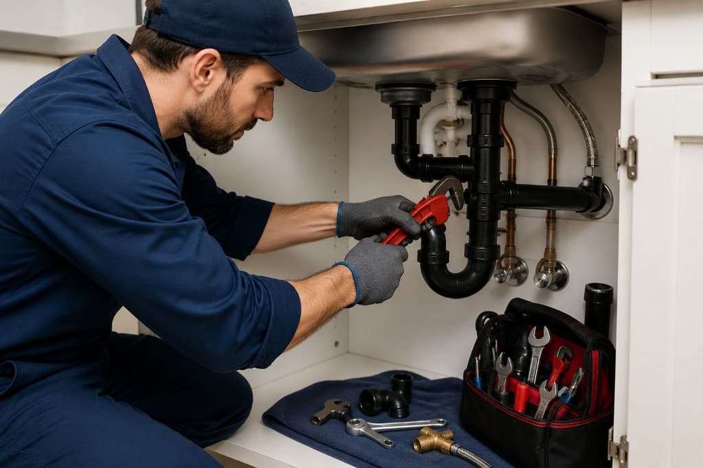 Plumbers local SEO visual