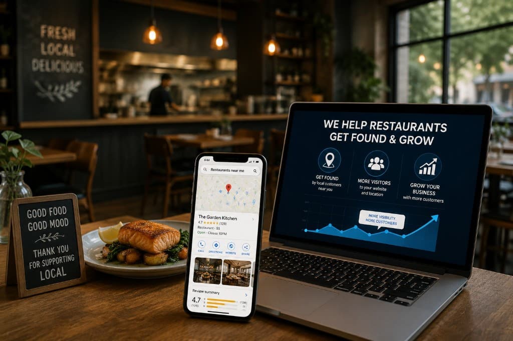 Restaurants local SEO visual