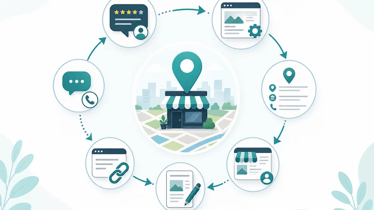 Illustration showing the ongoing Google Maps optimization process