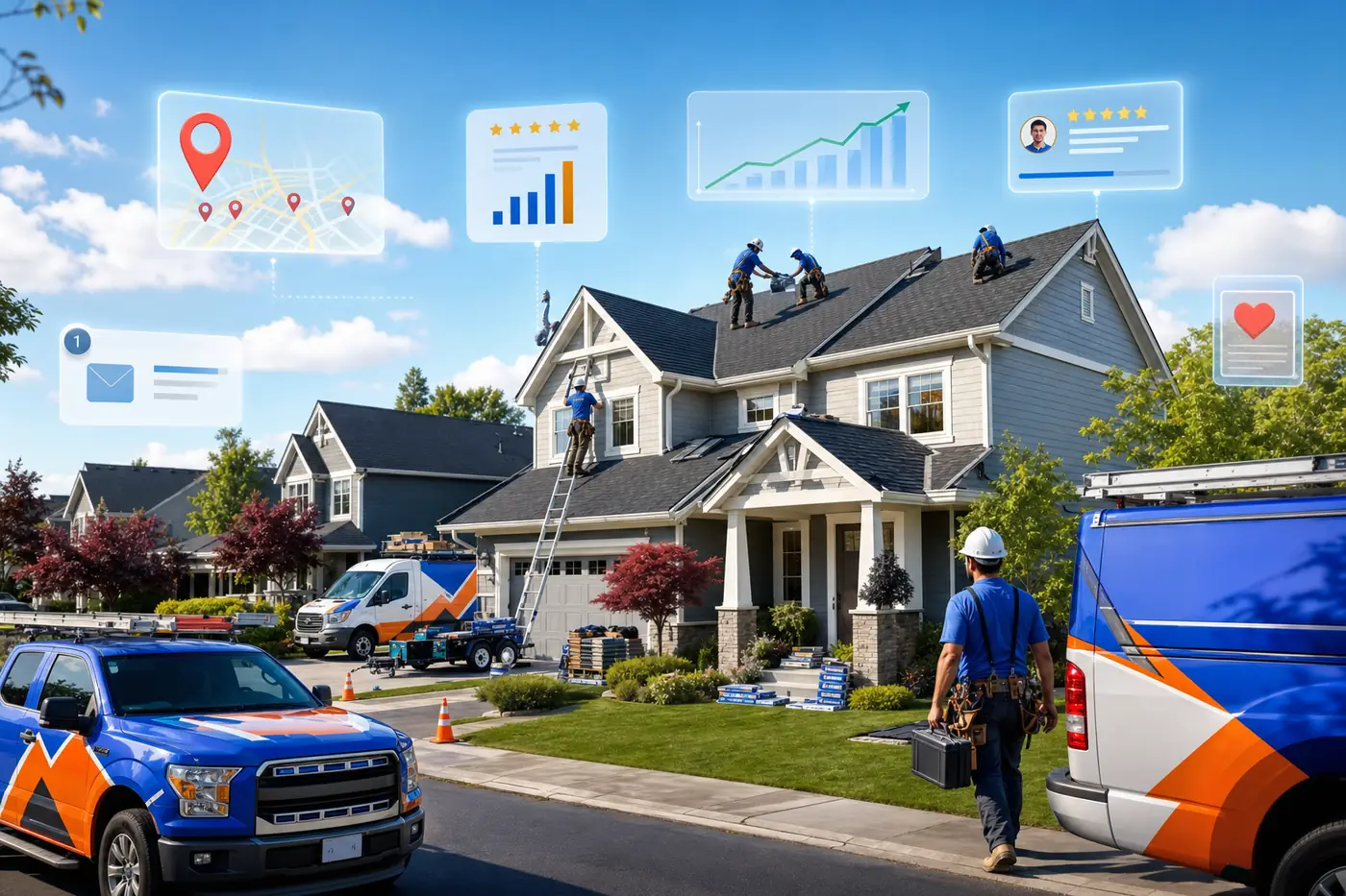Roofing company growth through professional Local SEO services