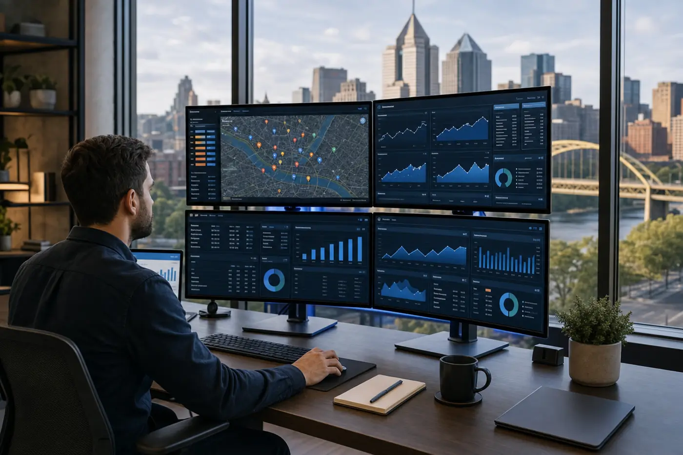 Local SEO analytics and Google ranking strategy for North Shore Pittsburgh businesses